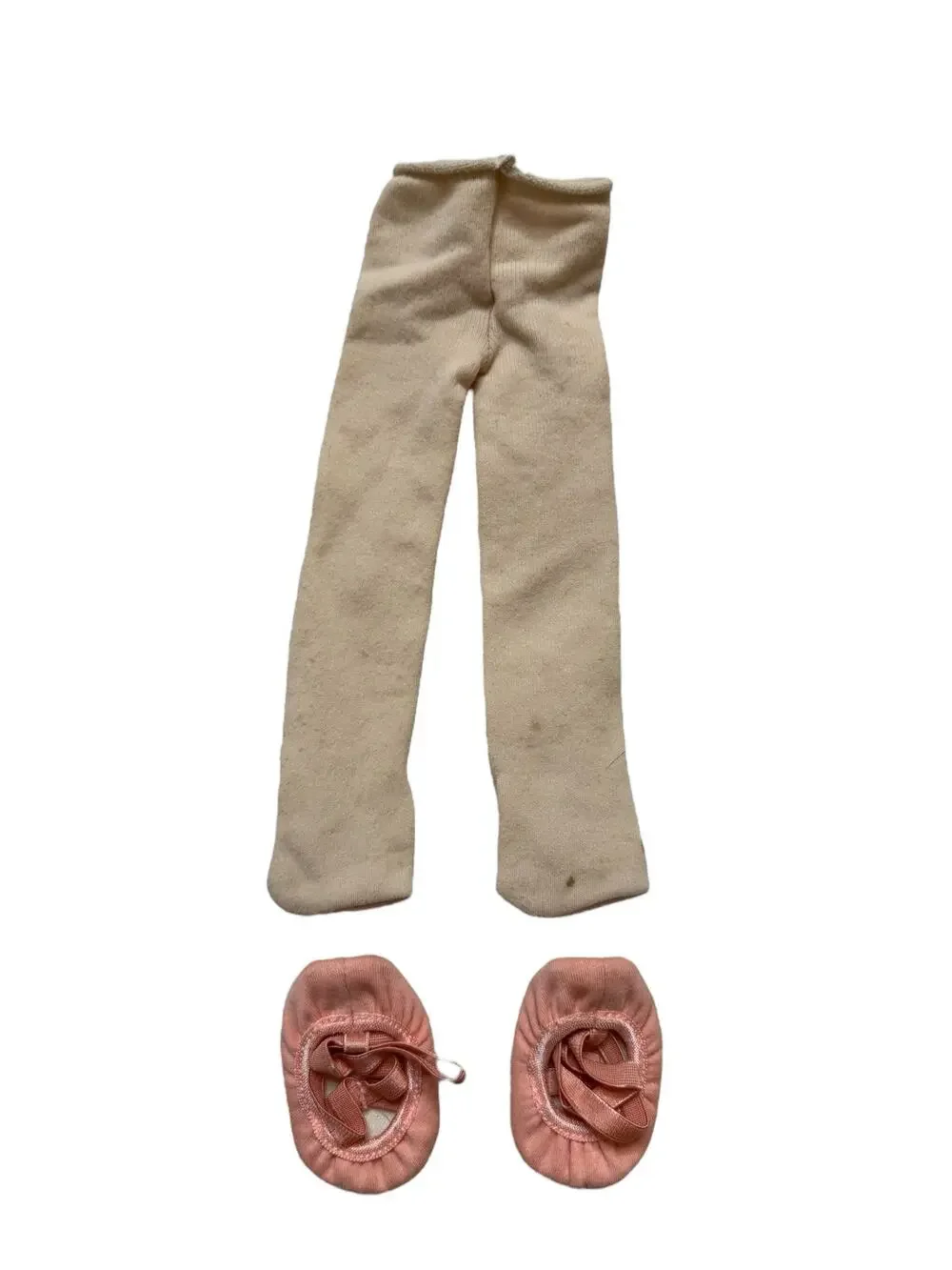 AMERICAN GIRL Ballet Slippers / Shoes and Tights in Pale Pink